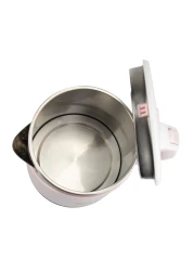 Sonashi 1.8L Cordless Kettle - Stainless Steel Kettle with Double Layer Body, 360-Degree Swivel Base - Auto Shutdown, Power On/Off Indicator Light Feature, 2200W SKT-1808N Black