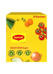 Nestle Maggi Chicken Noodles with Pasta Soup 66g Pack of 12