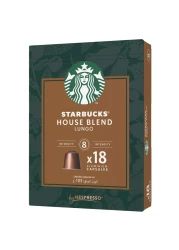 ستاربكس هاوس بلاند كبسولات قهوة لونغو متوسطة التحميص، 18 كبسولة، 103 غرام