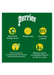 Perrier Sparkling Carbonated Mineral Water 330ml Pack of 4