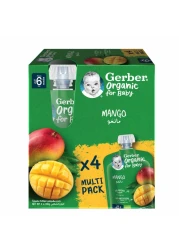 Gerber Organic with Mango, 90g, Pack of 4