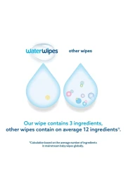 WaterWipes Plastic Free Textured Clean Toddler &amp; Baby Wipes 240 Wet Wipes (4 Packs)