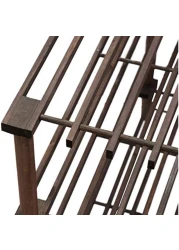 Feelings 4 Layer Wooden Shoe Rack Brwon