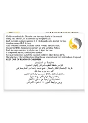 Strepsils Honey &amp; Lemon Dual Anti-Bacterial Action Fast Effective Relief from Sore Throats 36 Lozenges