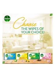 Dettol Anti Bacterial Skin Fresh Wipes White 10 Wipes Pack of 3