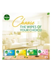 Dettol Anti Bacterial Fresh Skin 10 Wipes Pack of 5