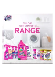 فانيش أوكسي أكشن مزيل بقع الأقمشة الوردي 1 كغ + 500 غرام