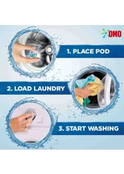 OMO 3in1 Laundry Capsules Eucalyptus Stain Removal Detergent 15 Pods