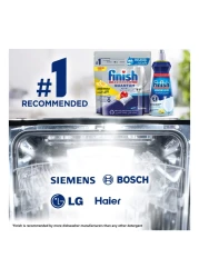 Finish Quantum All-in-1 Powerball Dishwasher Tablets Lemon Sparkle 40 Tablets Pack of 2