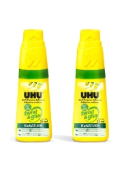 UHU Twist and Glue Multi-Purpose Adhesive White 35ml 2 PCS