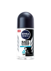 NIVEA MEN Antiperspirant Roll-on for Men Black and White Invisible Protection Fresh 50ml