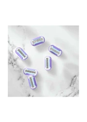 Gillette Venus Swirl Razor Blade Refills Purple 4 PCS