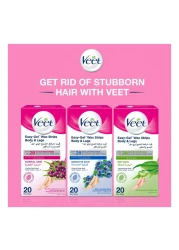 Veet Sensitive Skin Hair Removal Cold Wax Strips 40 PCS