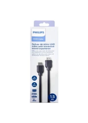 Philips HDMI Cable With Ethernet SWV5510 1.5m Black