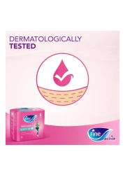 فاين أكتيف حفاضات للنساء بعد الولادة مقاس كبير، حزمة من 12 حفاضة قابلة للسحب