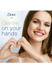 دوف للعناية والحماية بزبدة الشيا والفانيليا غسول اليدين والحماية أبيض 250 ملل .