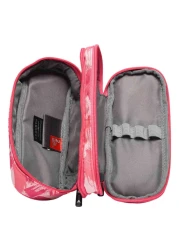 Wenger 2 Compartment Pencil Case Pink 23cm