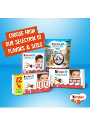 Kinder Chocolate Pack of 8 Bars, 100g