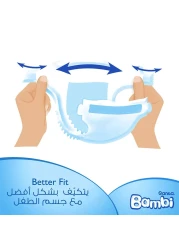 Sanita Bambi Baby Diapers Mega Pack Size 6, XX-Large, +16 KG, 52 Count