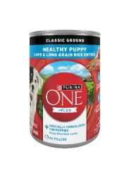 بورينا وان بلس كلاسيك، طعام كلاب صحي مفروم، لحم ضأن وأرز طويل الحبة، 368 غرام