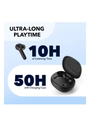 أنكر ساوندكور لايف P3 سماعات أذن بلوتوث لاسلكية بخاصية إلغاء الضوضاء مع علبة شحن - أسود