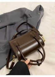 New High Quality Minimalist Solid Color Maerder Handbag Beautiful Design Crossbody Bag For Daily Wear Minimalist Solid Color Classic Dignified Office Outing Dating Ladies Shoulder Bag Holiday Gift