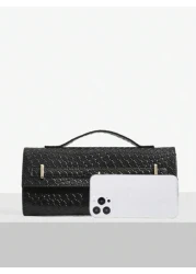 SHEIN BAE 1pc Woven Style Women Handbag Minimalist Fashionable