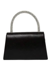 1 قطعة حقيبة يد مسائية مرصعة بالأحجار الكريمة على المقبض للإمساك المريح، تحتوي على الضروريات مثل الهاتف والأح