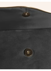 SIIZA Glitter Shiny Luxury Glamorous Elegant Exquisite Large Women Clutch Purse Evening Bag Prom Handbag With Detachable Chain For Wedding Elegant For Girls Women College Students Rookies White Collar