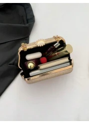 Luxury Fashion Evening Clutch Bag Bridal Bag Shoulder Crossbody Shiny Party Bag Small Design Bag Women s Handbag Valentine s Day Valentines