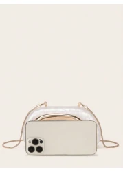 Evening Bag Clutch Purses For Women Ladies Party Bag Exquisite Hardware Handle Buckle Acrylic Bag Bag Bridal Wedding Purse For Ladies Bag Metal Chain Bag Versatile Handheld Bag Cocktail Party Wedding