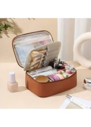 Multi Function Makeup Bag Large Capacity Cosmetic Organizer Travel Portable Handheld Waterproof Toiletry Bag Travel Essential Makeup Organizer