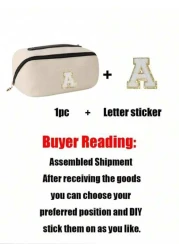 1pc Summer Travel Cosmetic Bag Waterproof Handheld Toiletry Organizer Large Capacity Makeup Bag Oil Proof Makeup Brush Storage Bag Bathroom Makeup Bag Portable Travel Makeup Organizer Storage For Lips