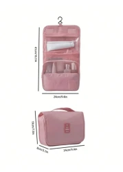 حقيبة مكياج، حقيبة عناية شخصية، حقيبة مستحضرات تجميل للسفر، منظم عناية شخصية قابل للتعليق، حقيبة عناية شخصية