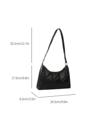 Lightweight Business Casual Mini Quilted Flap Fashionable Square Bag For Teen Girls Women College Students Rookies White Collar Workers Perfect For Office College Work Business Commute Outdoors Travel