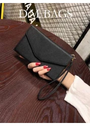 New Fashion Large Capacity Day Lock Multi Function Adjustable Armpit Bag High End Plain Zip Pocket Anti Theft Inner Pouch Black Nylon Baguette Bag For Office College Student Daily Use