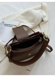 Women s Simple PU Handbag Shoulder Bag Crossbody Bag Clutch Bag Multifunctional Bag