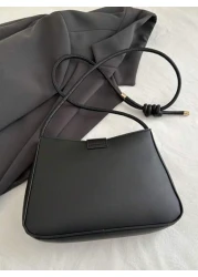 1pc Women s Minimalist All Match Underarm Bag High End Fashion Retro Large Capacity Petite Square Handbag Lightweight Casual Shoulder Tote Bag Suitable For Outing Shopping Gift