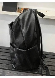 PU Waterproof Large Capacity Backpack Suitable For School Travel Laptop Cartoon Camo Pattern Fashion Casual Business Hiking Outdoor Multi Function Bag Black Great Gift For Father Boyfriend Backpack Fo