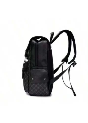  Hot Selling Men s Backpack Laptop Bag Fashion Casual Plaid Schoolbag Large Capacity Business Travel Rucksack