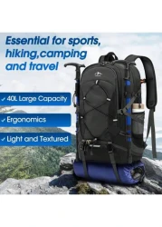 NEWHEY Lightweight Hiking Backpack 40L Packable Daypack For Men Waterproof Camping Bag Foldable Outdoor Sport Travel Climbing Trekking Camping Backpack For Travel