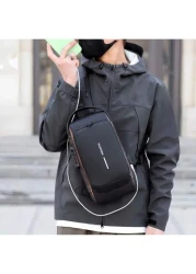 1 Multi Functional Waterproof Shoulder Bag Suitable For Outdoor Travel And Work Large Capacity Messenger Bag