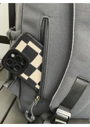 حقيبة ظهر سعة عالية للمراهقين ، حقيبة مدرسية كاجوال من النايلون مع حزام قابل للتعديل ، أغلاق بسوستة ، بطانة من