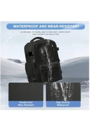 حقيبة ظهر للسفر مسموحة للطيران للتنزه والحدث وللعمل والرحلة العطلة، حقيبة ظهر كبيرة السعة مناسبة للماء للعمل