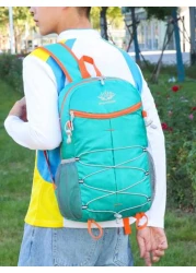 1 Pc Foldable Outdoor Adventure Backpack Minimalist Hiking Pack Large Capacity Gym Bag Multifunction Personality Casual Laptop Backpack Portable Fitness Training Bag With Multi Pockets Large Capacity