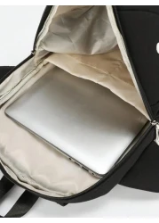 peach tree حقيبة ظهر يومية للجنسين بتصميم قرش من نوع خوخ، مناسبة للمدرسة الثانوية والجامعة والأزواج والسفر والريا