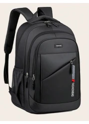 Classic Solid Color Versatile Shoulder Bag Casual Style Large Capacity Multi Pocket Backpack Adjustable Shoulder Strap Fashionable Commuter Bag Suitable For Travel Students And Daily Use