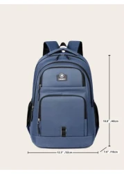 Fashion Simple Casual Hundred Solid Color Large Capacity Men s Backpack Multifunctional Men s Backpack College Backpack Waterproof Schoolbag Lightweight Casual Backpack College Backpack Laptop Backpac