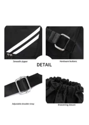 Spacious Waterproof Drawstring Backpack With Multi Pocket Design Perfect For Travel Sports And Outdoor Activities Ideal For Basketball Tennis And Swimming Gear And More Great Gift For Students And Men