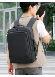 حقيبة نمط أعمال بسيطة ذات ملمس عالي الجودة ولون أحادي، حقيبة يد موضة شتوية جديدة، حقيبة كتف متعددة الاستخداما